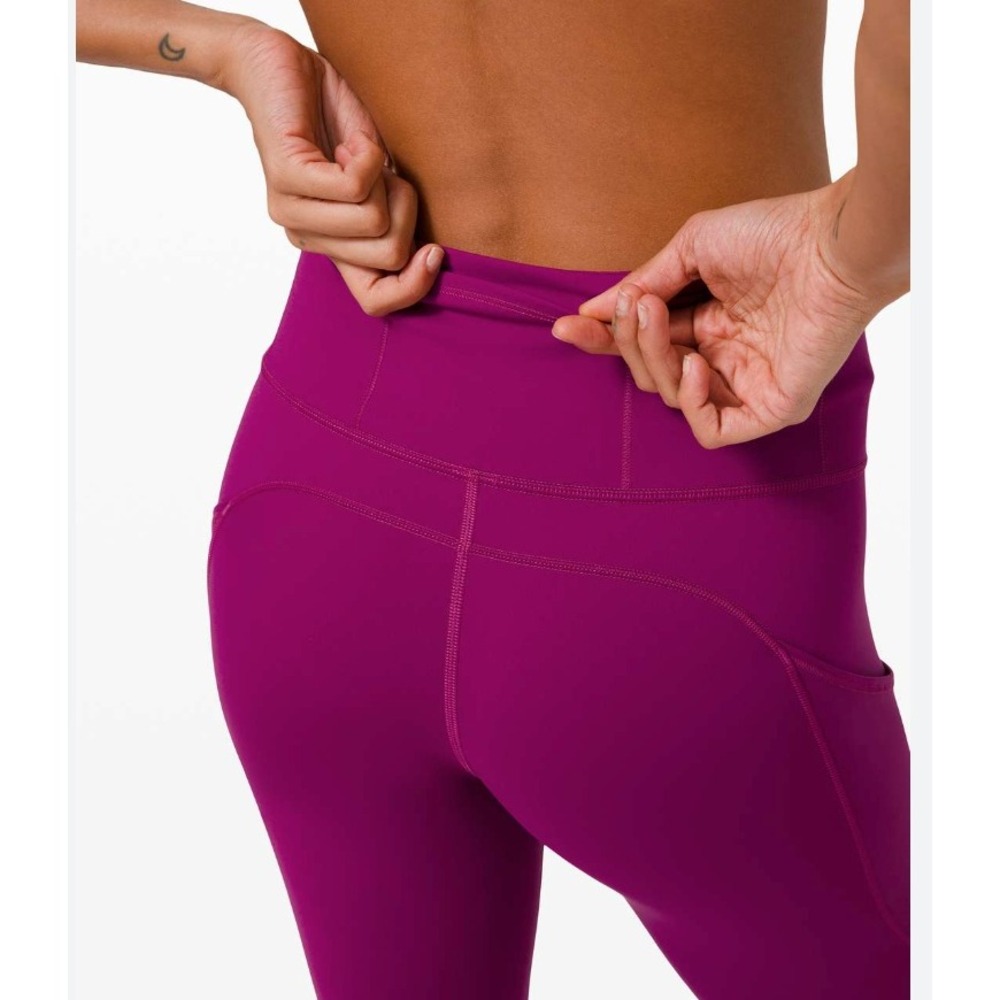 Lululemon Pace Rival Leggings High-Rise Magenta Size 6 - Picture 1 of 5